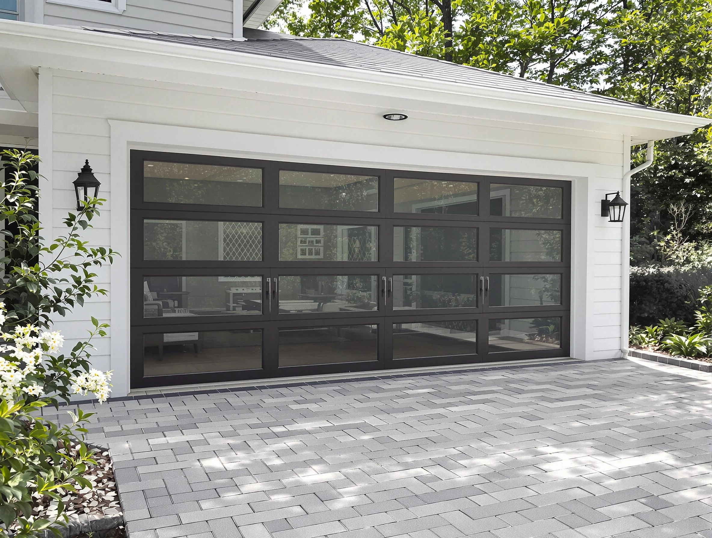 Wellesley Garage Door Repair design specialist presenting custom garage door options to Wellesley homeowner