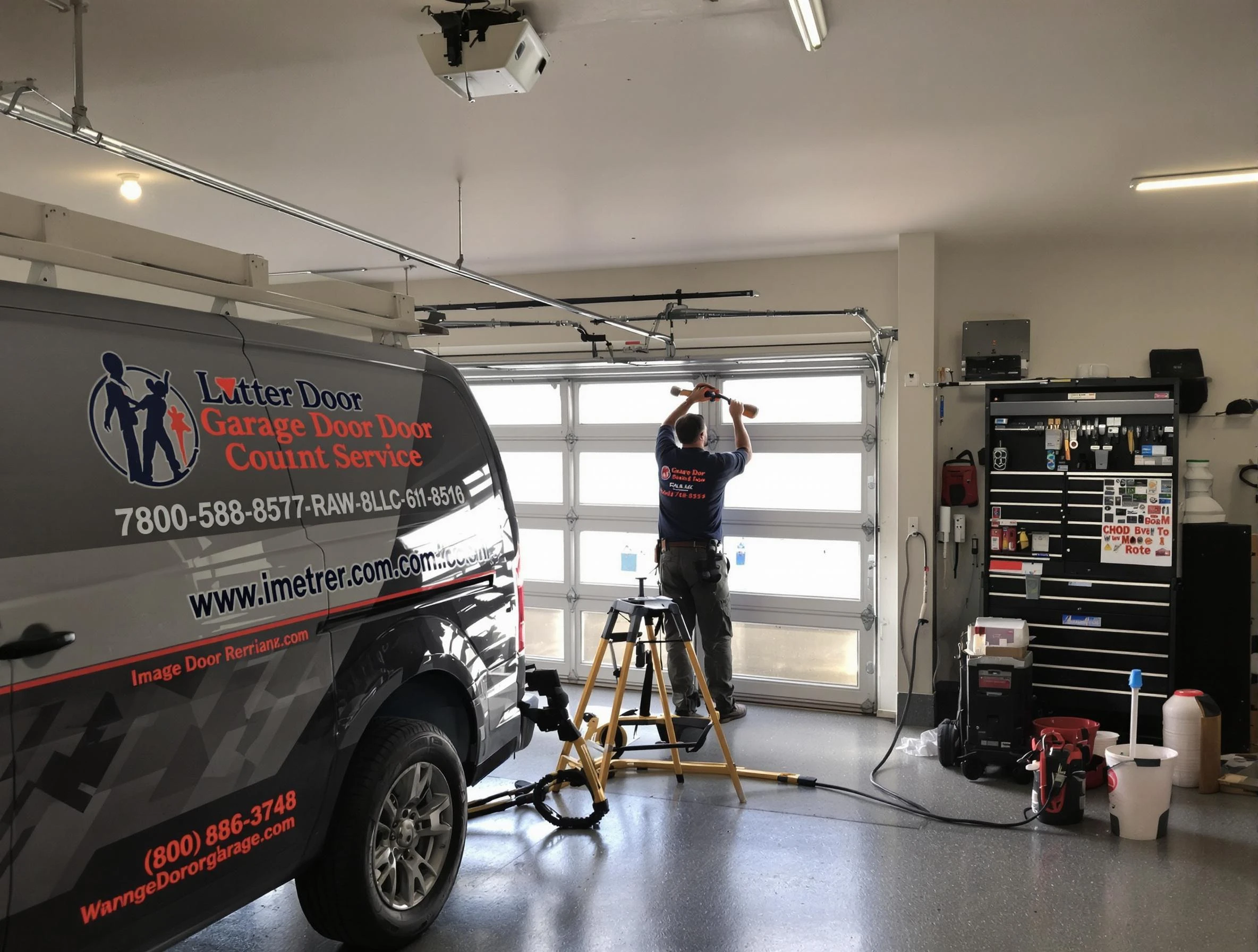 Wellesley Garage Door Repair rapid response team performing same-day repair in Wellesley
