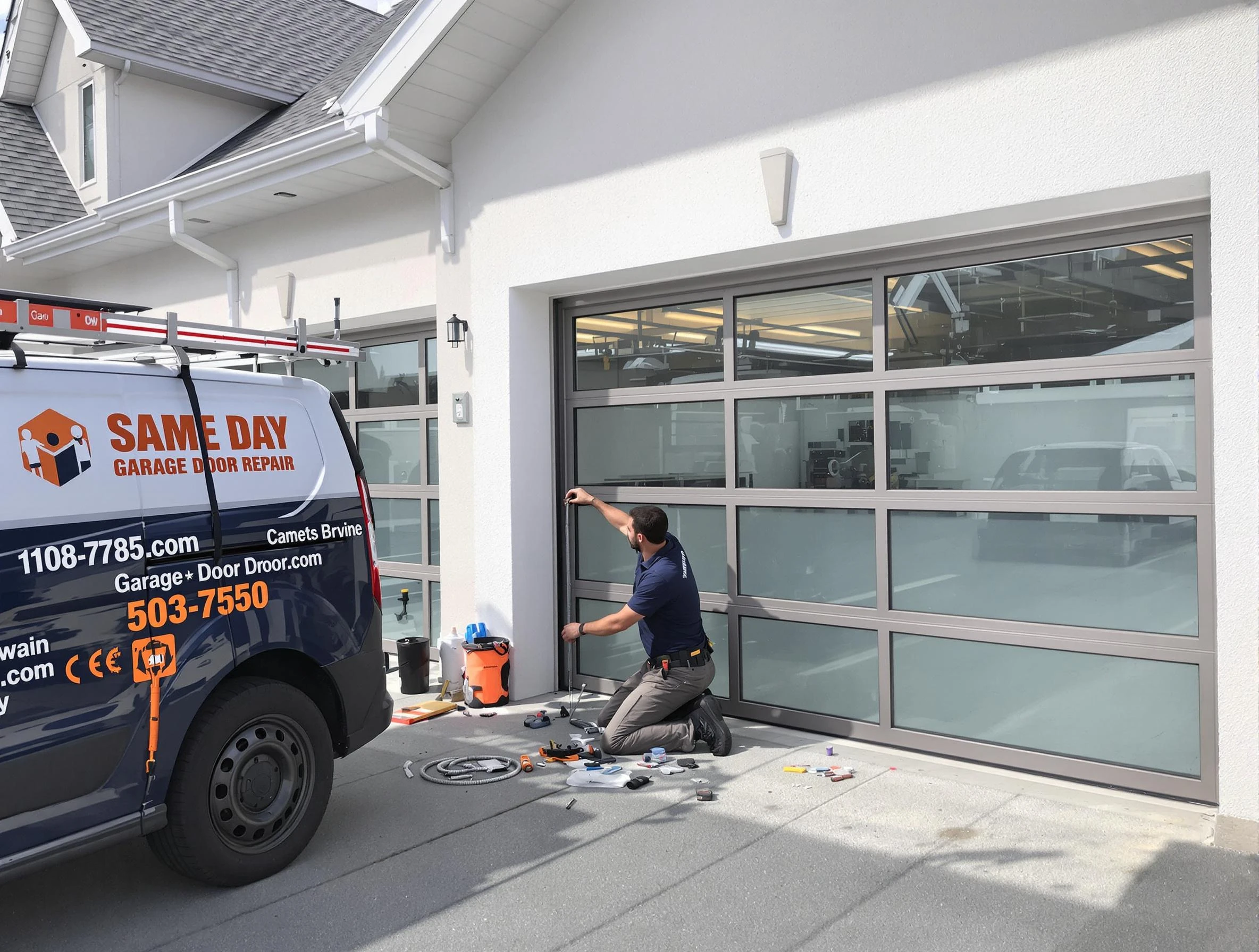 Same-day garage door repair service by Wellesley Garage Door Repair in Wellesley